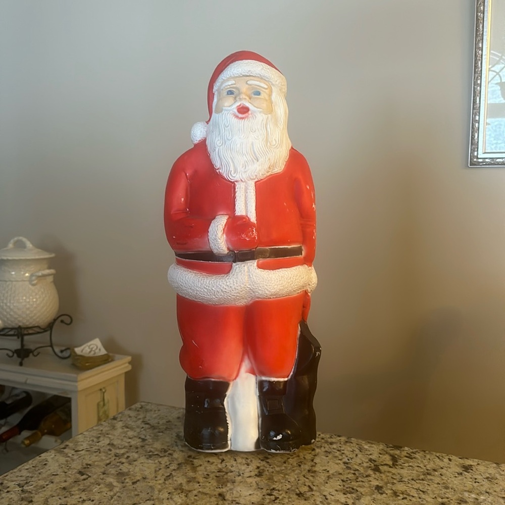 Vintage Union Blow Mold - Santa